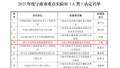 实现零的突破！宁波余姚市获批第一家市级A类重点实验室