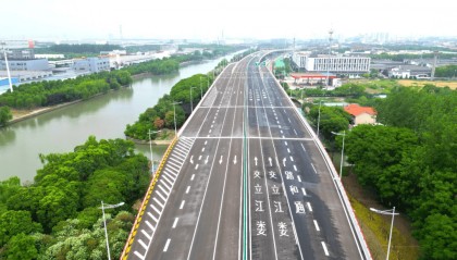 苏州工业园区娄江大道(沪宁高速-朱街)快速化改造工程通车