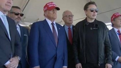 特朗普亲临得克萨斯州“星舰”发射现场